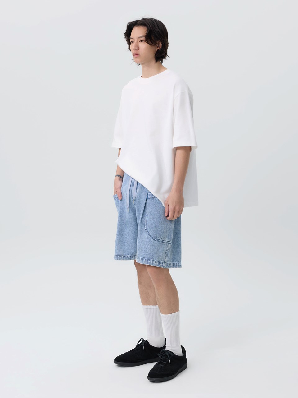 中性純棉寬版短袖TEE(剛剛好寬TEE)