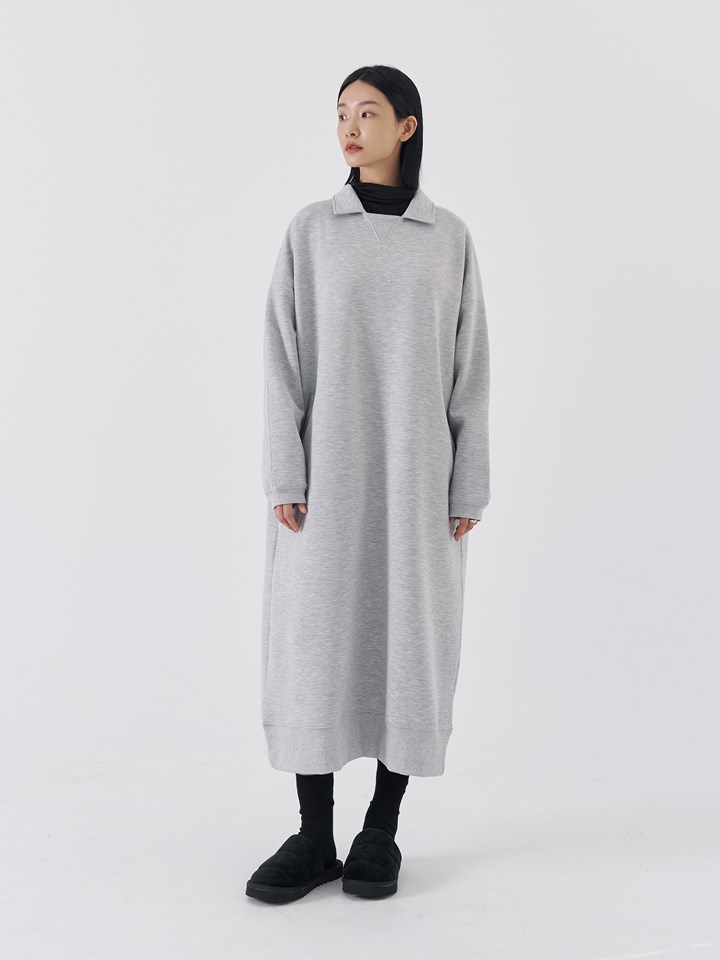 空氣感 POLO 領洋裝